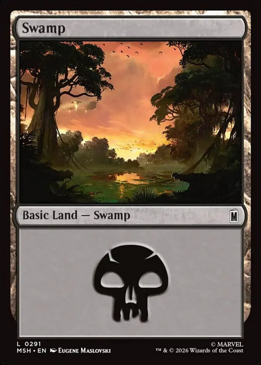 MSH-291 Swamp (Full-Art) | Common (EN)