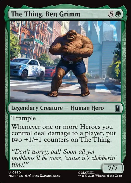 MSH-190 The Thing, Ben Grimm | Uncommon (EN)