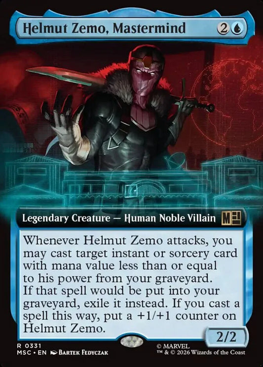 MSC-331 Helmut Zemo, Mastermind (Extended Arts) | Rare (EN)