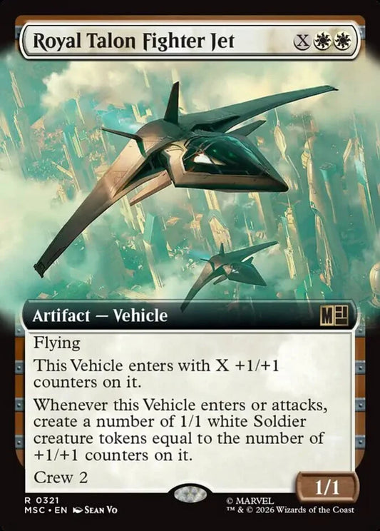 MSC-321 Royal Talon Fighter Jet (Extended Arts) | Rare (EN)