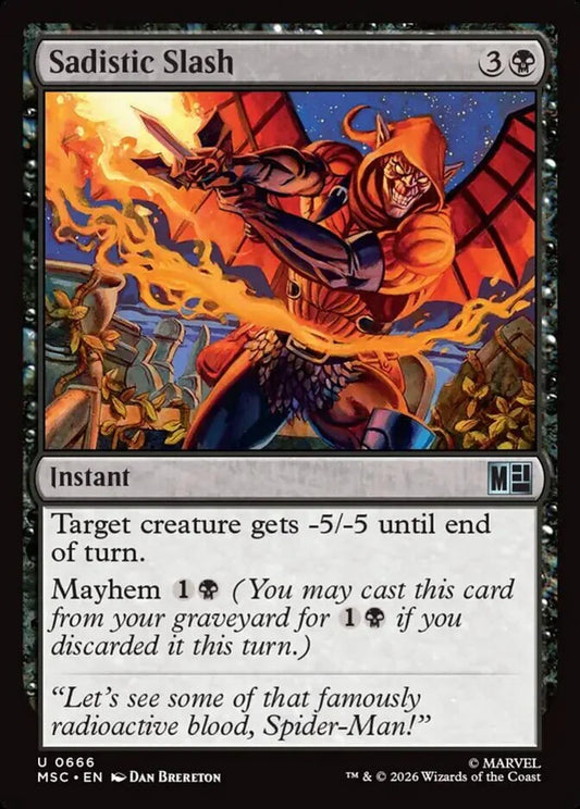MSC-666 Sadistic Slash  | Uncommon (EN)