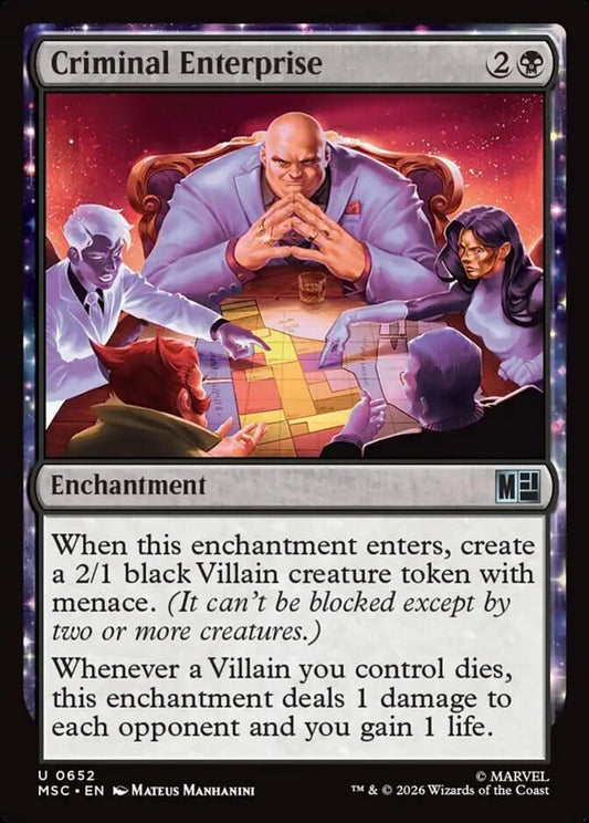 MSC-652 Criminal Enterprise  | Uncommon (EN)