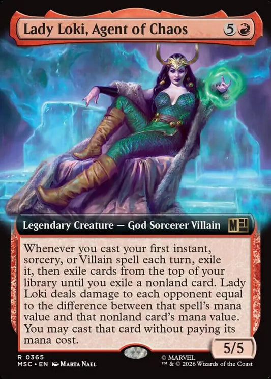 MSC-365 Lady Loki, Agent of Chaos (Extended Arts) | Rare (EN)