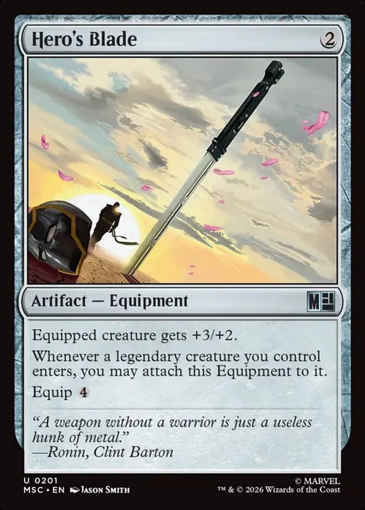 MSC-201 Hero's Blade  | Uncommon (EN)