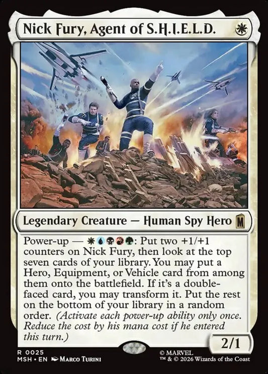 MSH-025 Nick Fury, Agent of S.H.I.E.L.D. | Rare (EN)
