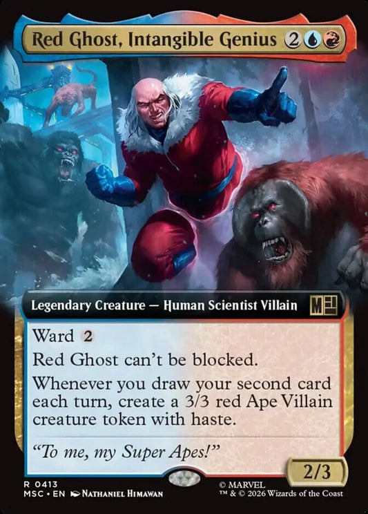 MSC-413 Red Ghost, Intangible Genius (Extended Arts) | Rare (EN)