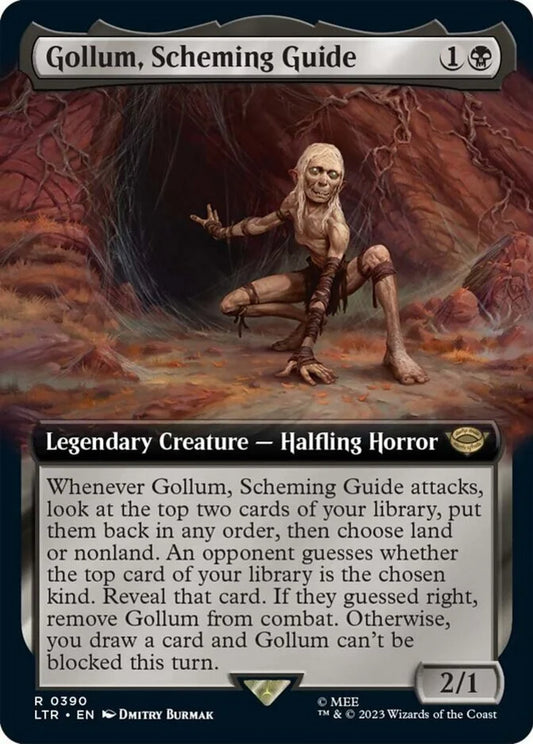 LTR-390 Gollum, Scheming Guide (Borderless) | Rare (EN)