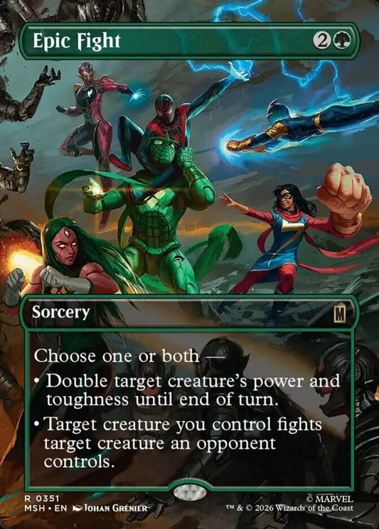 MSH-351 Epic Fight (Borderless) | Rare (EN)