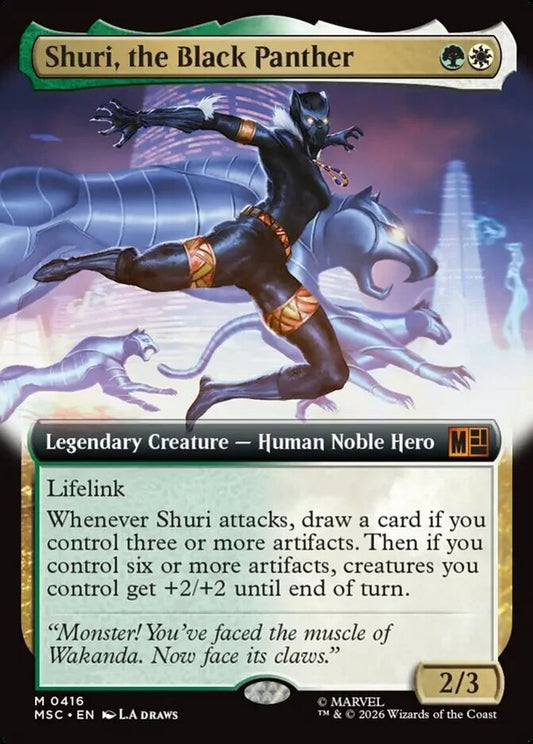 MSC-416 Shuri, the Black Panther (Extended Arts) | Mythic (EN)