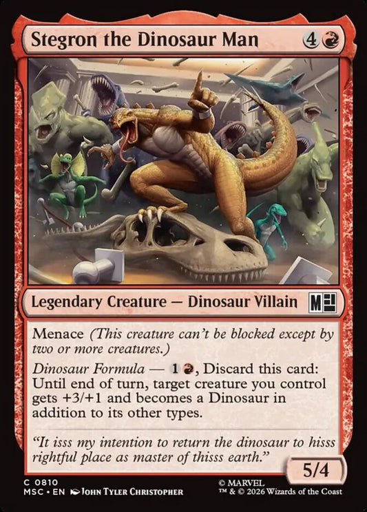 MSC-810 Stegron the Dinosaur Man  | Common (EN)