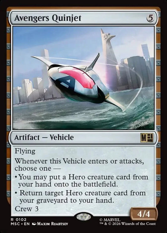 MSC-102 Avengers Quinjet  | Rare (EN)