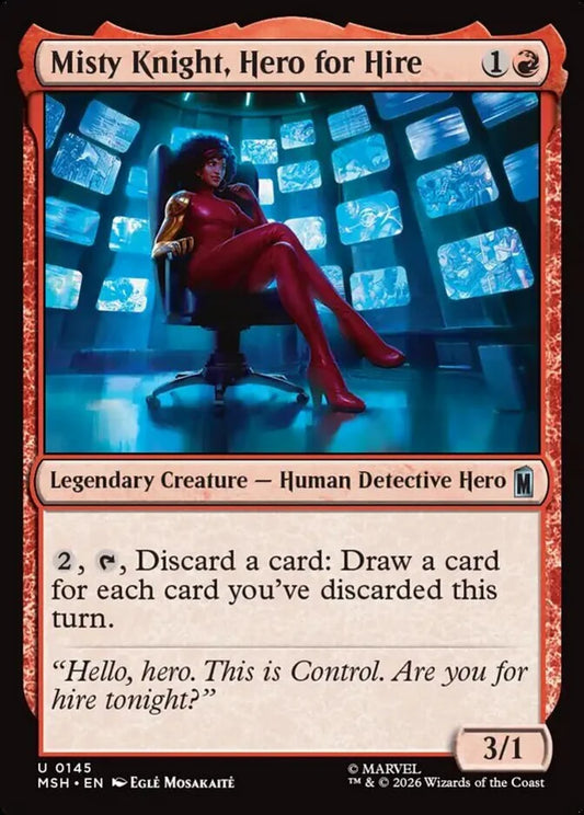 MSH-145 Misty Knight, Hero for Hire | Uncommon (EN)