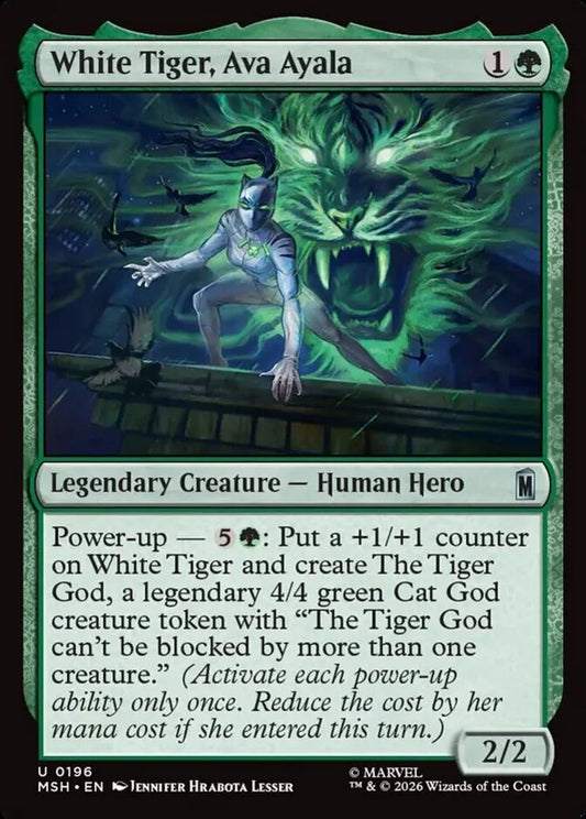 MSH-196 White Tiger, Ava Ayala | Uncommon (EN)