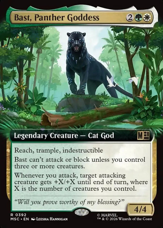 MSC-392 Bast, Panther Goddess (Extended Arts) | Rare (EN)