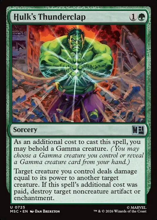 MSC-725 Hulk's Thunderclap  | Uncommon (EN)