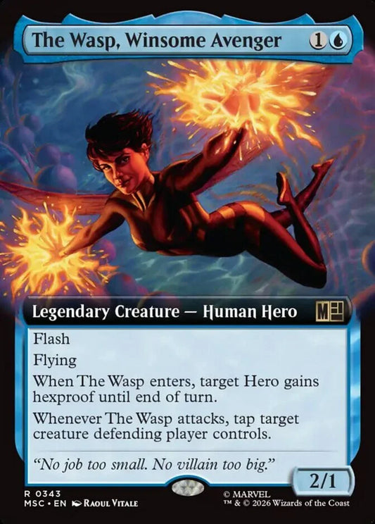 MSC-343 The Wasp, Winsome Avenger (Extended Arts) | Rare (EN)