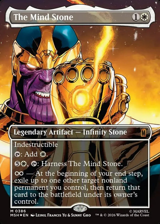 MSH-386 The Mind Stone (Borderless) | Mythic (EN)
