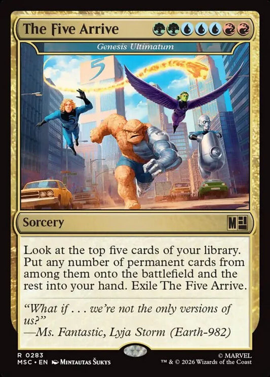 MSC-283 The Five Arrive  (Genesis Ultimatum)  | Rare (EN)