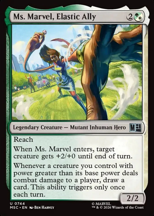 MSC-744 Ms. Marvel, Elastic Ally  | Uncommon (EN)