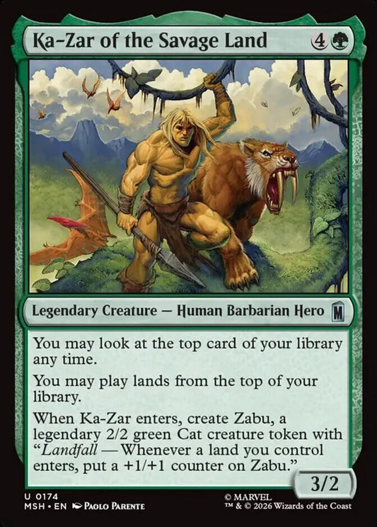 MSH-174 Ka-Zar of the Savage Land | Uncommon (EN)
