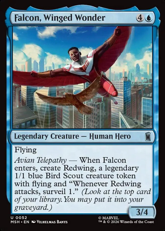 MSH-052 Falcon, Winged Wonder | Uncommon (EN)