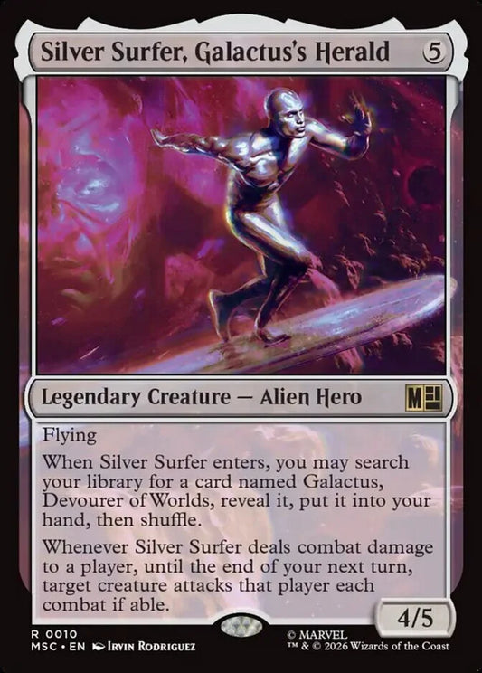 MSC-010 Silver Surfer, Galactus's Herald  | Rare (EN)
