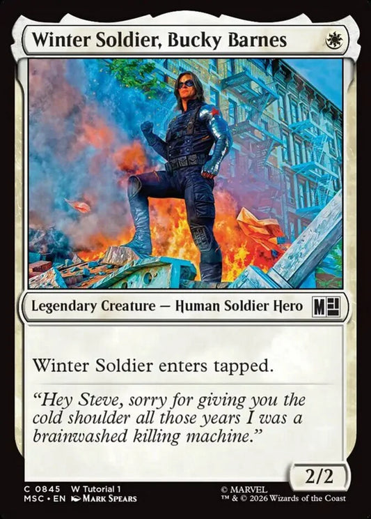 MSC-845 Winter Soldier, Bucky Barnes  | Common (EN)