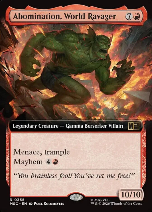 MSC-355 Abomination, World Ravager (Extended Arts) | Rare (EN)