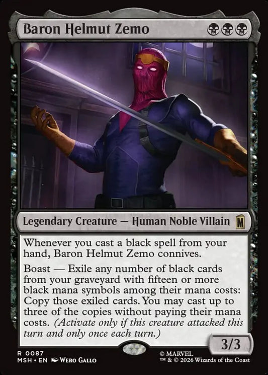MSH-087 Baron Helmut Zemo | Rare (EN)