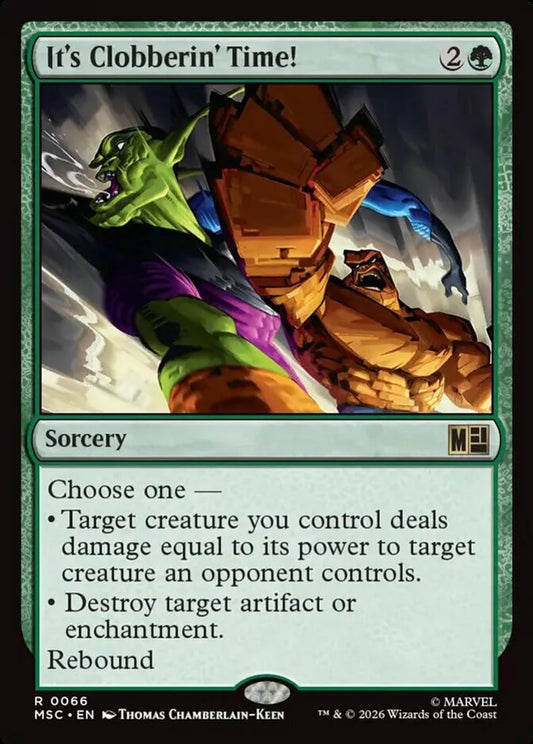 MSC-066 It's Clobberin' Time!  | Rare (EN)