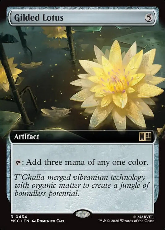 MSC-434 Gilded Lotus (Extended Arts) | Rare (EN)