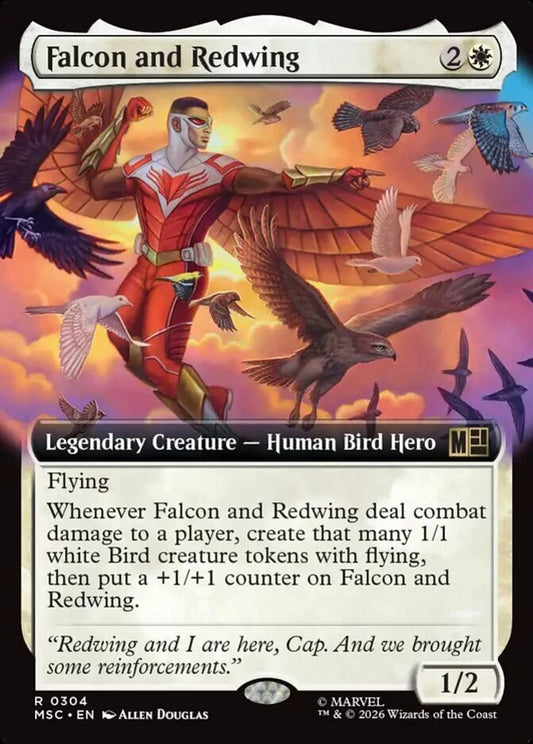 MSC-304 Falcon and Redwing (Extended Arts) | Rare (EN)