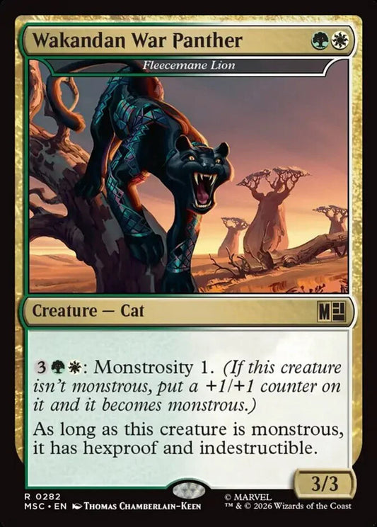 MSC-282 Wakandan War Panther  (Fleecemane Lion)  | Rare (EN)