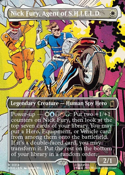 MSH-314 Nick Fury, Agent of S.H.I.E.L.D. (Borderless) | Rare (EN)