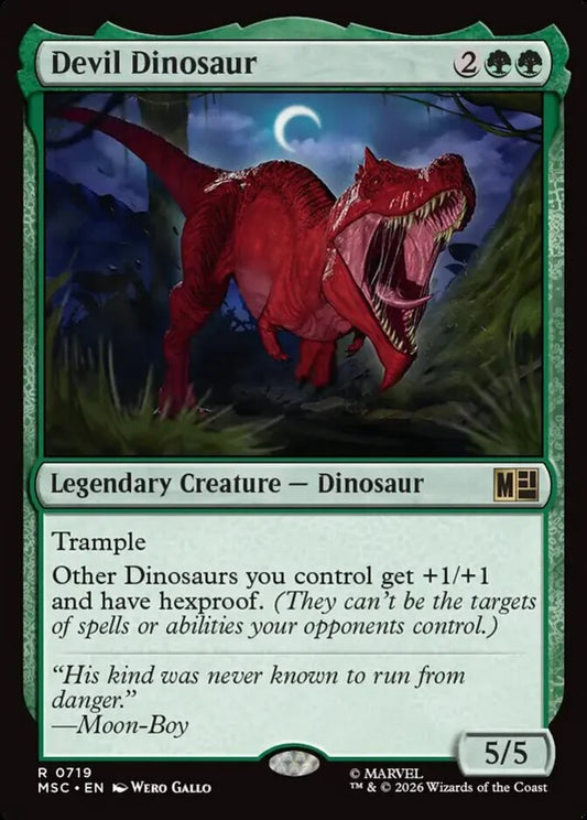 MSC-719 Devil Dinosaur  | Rare (EN)