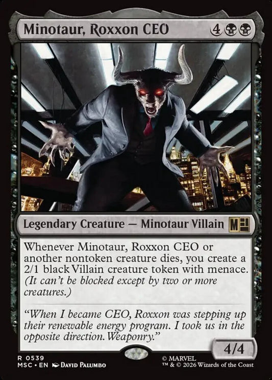 MSC-539 Minotaur, Roxxon CEO  | Rare (EN)