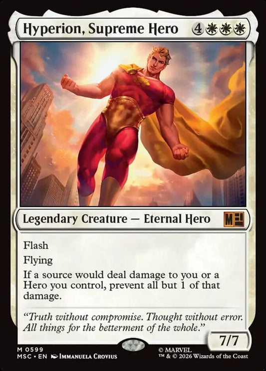 MSC-599 Hyperion, Supreme Hero  | Mythic (EN)