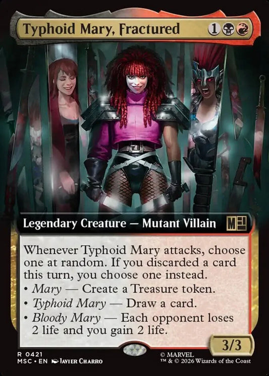 MSC-421 Typhoid Mary, Fractured (Extended Arts) | Rare (EN)