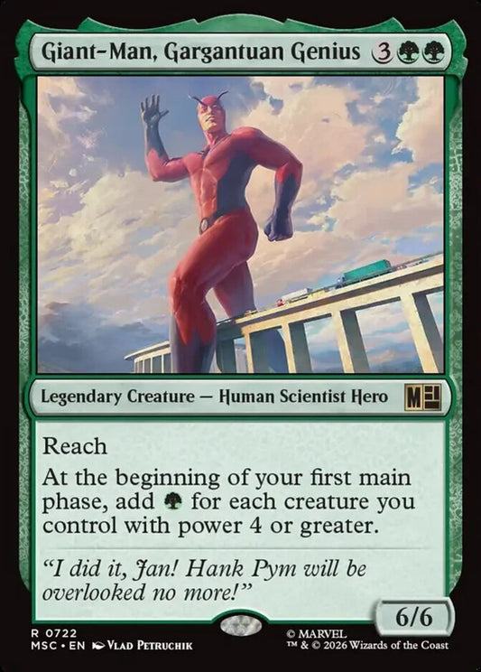 MSC-722 Giant-Man, Gargantuan Genius  | Rare (EN)