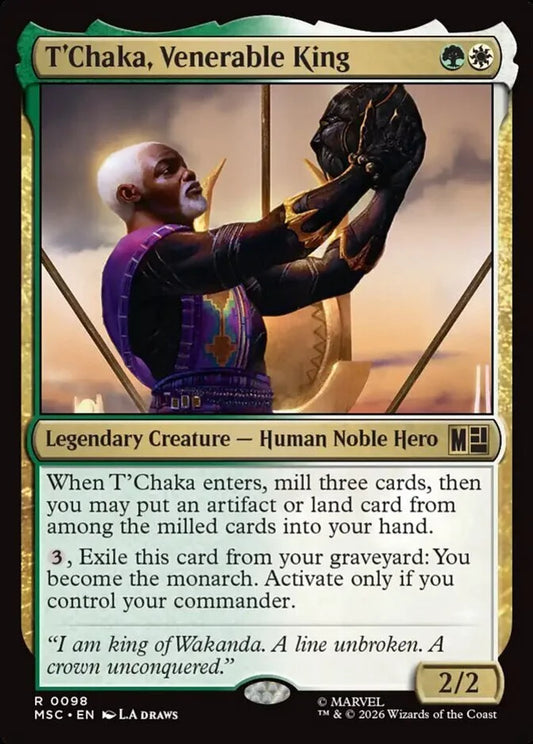 MSC-098 T'Chaka, Venerable King  | Rare (EN)
