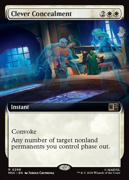 MSC-298 Clever Concealment (Extended Arts) | Rare (EN)