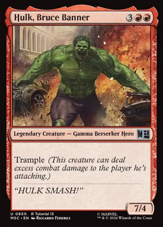 MSC-850 Hulk, Bruce Banner  | Uncommon (EN)