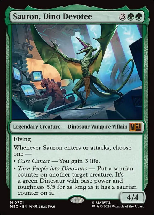 MSC-731 Sauron, Dino Devotee  | Mythic (EN)