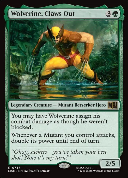 MSC-737 Wolverine, Claws Out  | Rare (EN)
