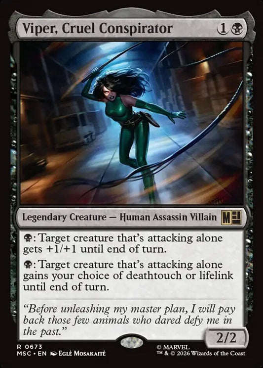 MSC-673 Viper, Cruel Conspirator  | Rare (EN)