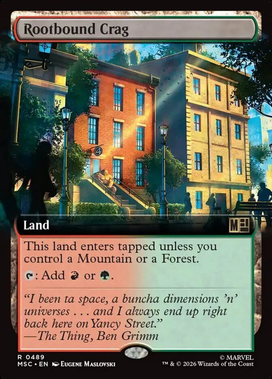 MSC-489 Rootbound Crag (Extended Arts) | Rare (EN)