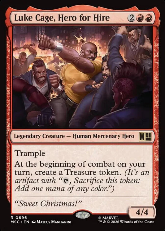 MSC-696 Luke Cage, Hero for Hire  | Rare (EN)
