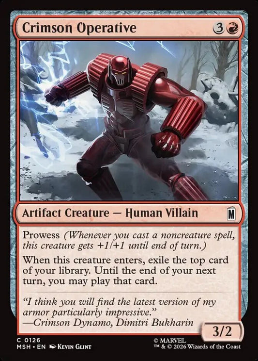 MSH-126 Crimson Operative | Common (EN)