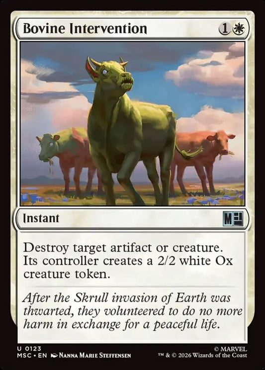 MSC-123 Bovine Intervention  | Uncommon (EN)