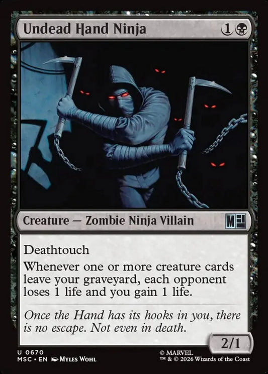 MSC-670 Undead Hand Ninja  | Uncommon (EN)